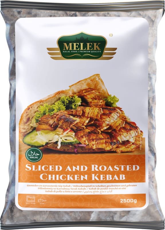 Sliced & Roasted Chicken Kebab